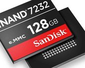 SanDisk iNAND 7232 armazena até 128 GB para smartphones