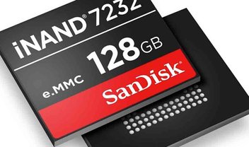 SanDisk iNAND 7232 armazena até 128 GB para smartphones