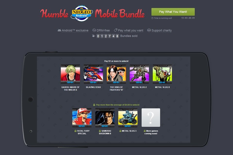 Nova edição do Humble Bundle Android traz jogos do Cartoon Network 