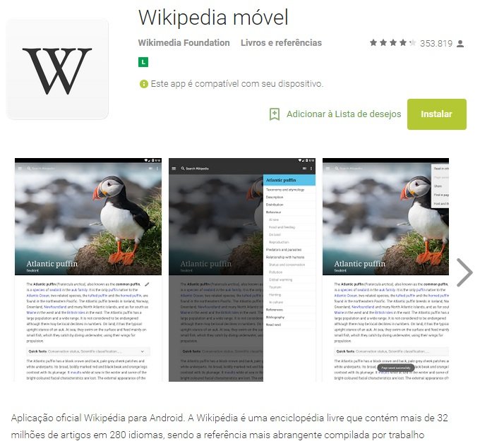 Logótipo do Google – Wikipédia, a enciclopédia livre