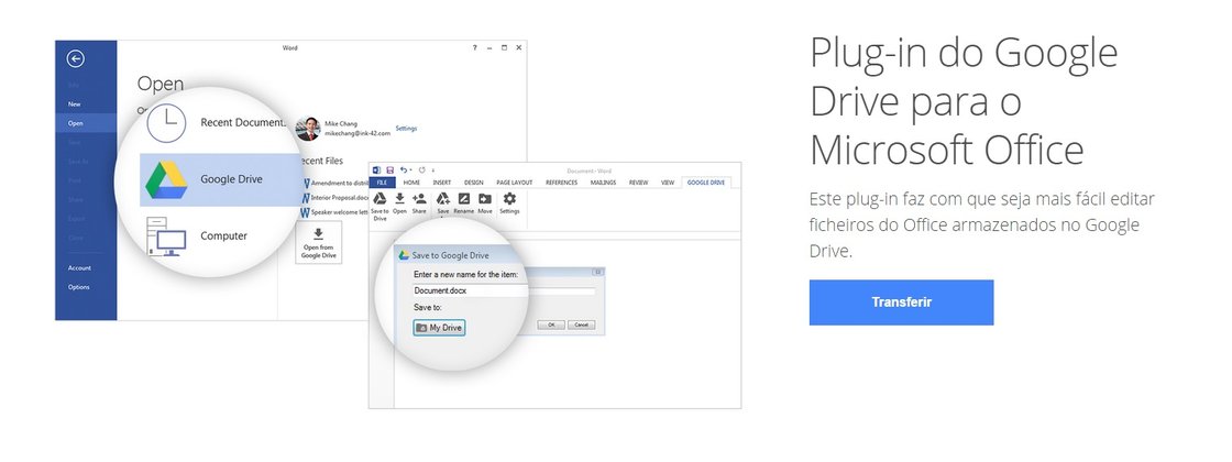 Novo plugin permite salvar documentos do Office no Google Drive - TecMundo