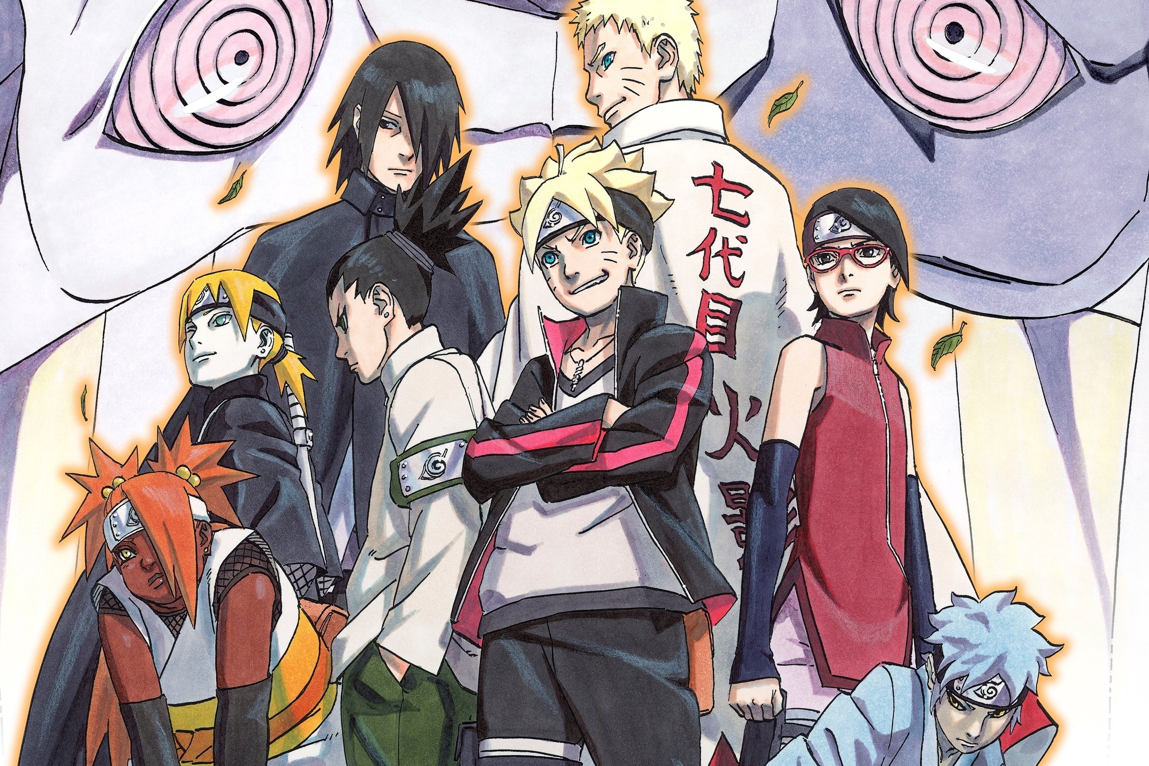 Arte imagina como seria Naruto e Sasuke jovens com o estilo de Boruto