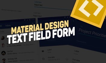 Videoaula: 'text field' - Material Design (CSS3/HTML5/JS/JQUERY) [vídeo]