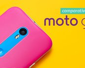 Comparação: 3ª geração do Moto G contra os principais rivais do mercado