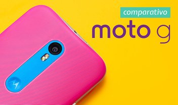 Comparação: 3ª geração do Moto G contra os principais rivais do mercado