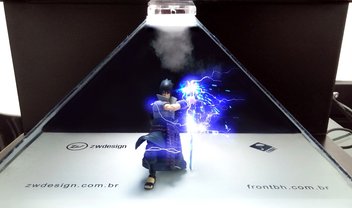 CHIDORI! Display Holográfico dá vida à Sasuke e seus poderosos jutsus