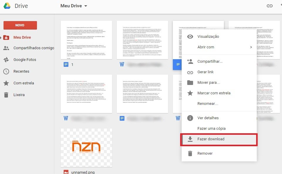 Como salvar documentos do Office diretamente no Google Drive