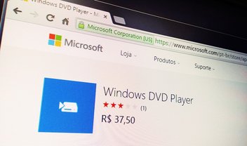 Ah, Microsoft: DVD player oficial para Windows 10 custa ‘módicos’ R$ 37,50