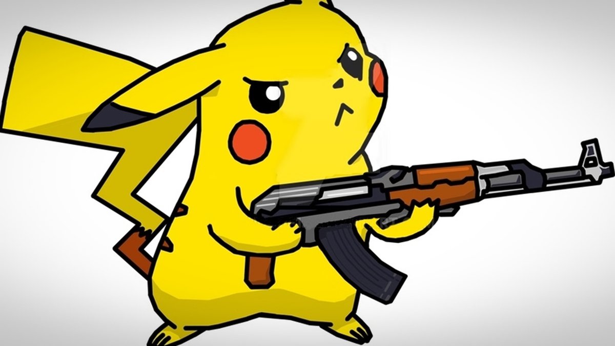 POKÉMON: Não há nenhuma arma no mundo de Pokémon, todos os conflitos são  resolvidos por lutas com os Pokémons. Nós censuramos os primeiros episódios  para remover todas as armas de fogo e