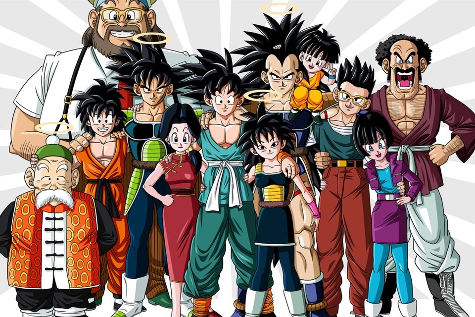 Nostalgia: algumas das famílias de Dragon Ball em belíssimas