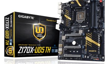 Gigabyte lança placa-mãe Z170X-UD5 com conexão Thunderbolt 3