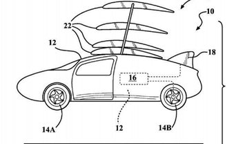 Toyota registra patente de carro voador com quatro asas