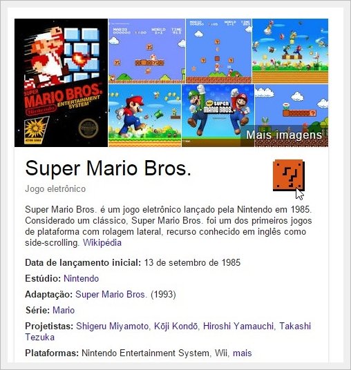 Google comemora 30 anos de Super Mario Bros com Easter Egg nos