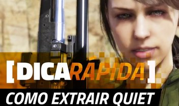 Dica rápida: MGS V – o jeito mais rápido de tornar Quiet sua aliada [vídeo]