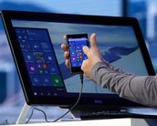 Satya Nadella faz demonstração da função Continuum no Windows 10 Mobile