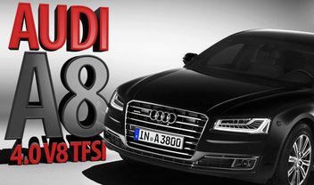 Veja e se surpreenda com o test drive do Audi A8 4.0 V8 TFSI [vídeo]