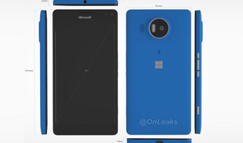 Vazam mais imagens do Lumia 950 e 950 XL e especificações são confirmadas