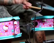 Mike Portnoy mostra seu talento na bateria em um kit da Hello Kitty [vídeo]