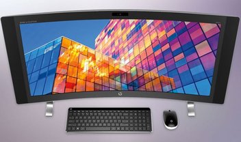 HP anuncia o computador All-in-One curvo mais largo do mundo