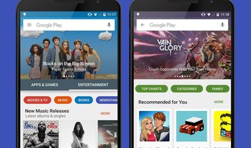 Veja os primeiros relances do novo visual da loja Google Play