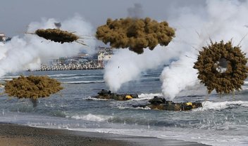 Movimento de guerra: veja como os U.S. Marines invadem uma praia