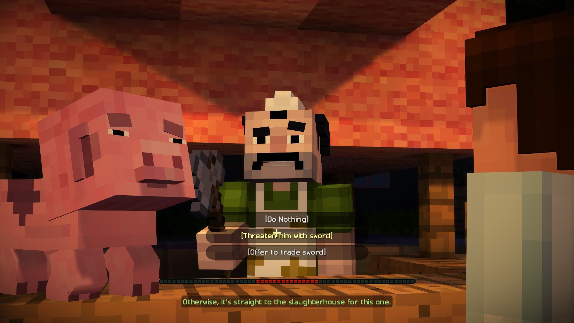 História Resumida de Minecraft Story Mode 