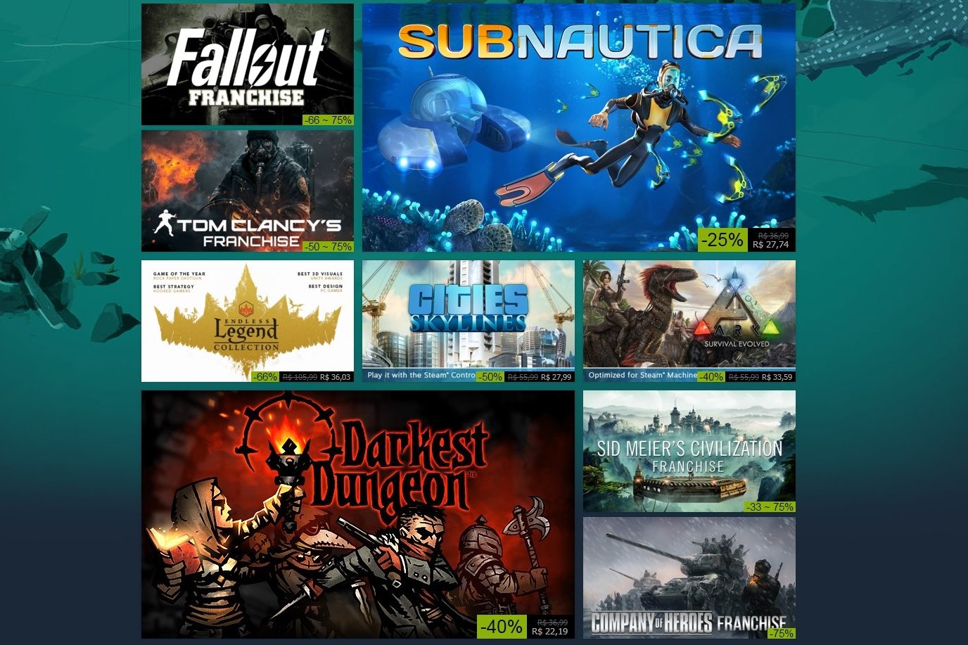 Confira a lista dos 25 jogos mais vendidos na Steam em 2015