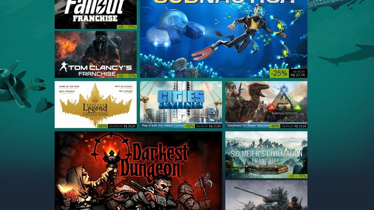 Começou a Liquidação de jogos no Steam. Veja as melhores ofertas