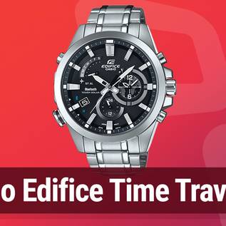 Imagem de Review: relógio analógico inteligente Casio Edifice Time Traveller EQB-510