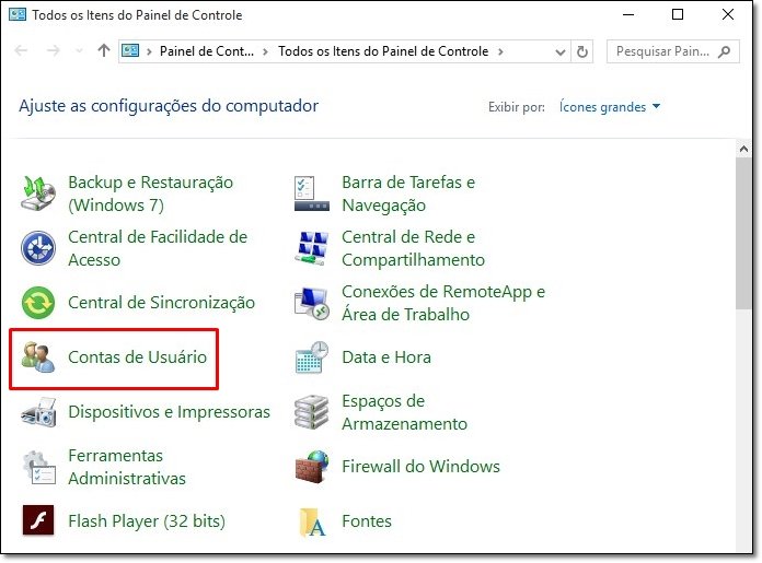 Ativando a conta de administrador do Windows 7