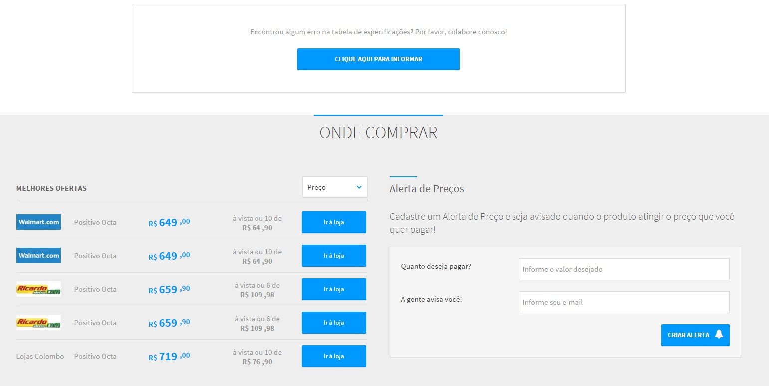 Saiba como utilizar o site para comparar preços do TecMundo - TecMundo