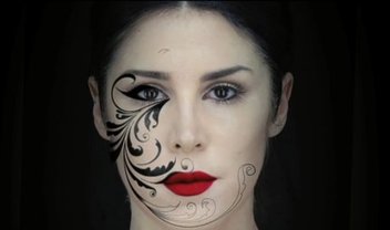 Kat Von D empresta seu rosto para a arte digital na Espanha [vídeo]