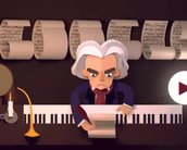 Beethoven ganha doodle do Google em seu aniversário de 245 anos