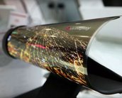 LG apresenta display OLED que pode ser enrolado como um jornal