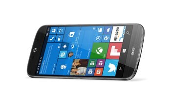 Acer lança smartphone top de linha com Windows 10 e tela de 5,5 polegadas