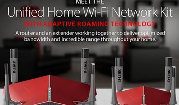 D-Link anuncia pacote com roteador top de linha e extensor de sinal 