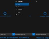 Imagens da Cortana falando português começam a circular na internet