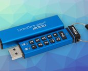 Pendrive criptografado que possui teclado numérico é novidade da Kingston