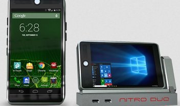 Nitro Duo une mini PC Windows e smartphone Android em um só aparelho