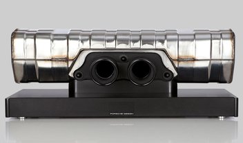 Porsche Design cria soundbar de luxo a partir de exaustor do 911 GT3