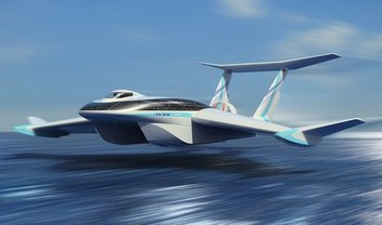 FlyShip: veículo metade barco, metade avião, consegue ‘voar’ a 250 km/h