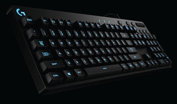 Logitech anuncia novo teclado gamer com teclas mecânicas e retroiluminado