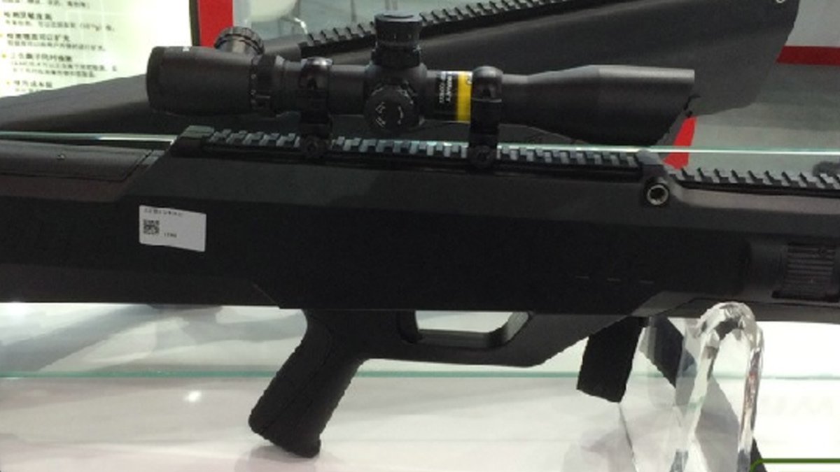 Bullpup armas de fogo rifle sniper.