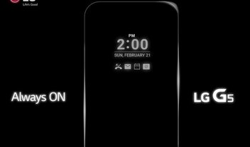 LG confirma que LG G5 virá com opção de deixar tela sempre ligada