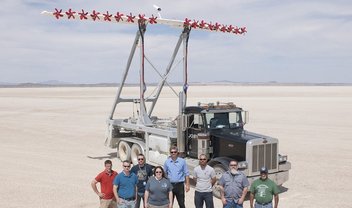 Asa com 18 hélices da NASA parece ter saído do filme Mad Max