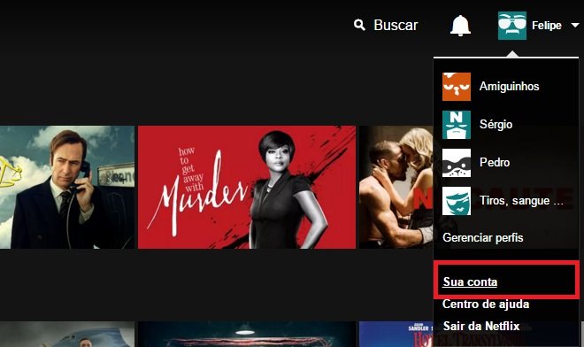 Como apagar a sua conta Netflix