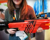 Nerf anuncia nova arma de brinquedo capaz de disparar projéteis a 109km/h