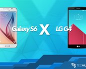 Comparativo LG G4 x Samsung Galaxy S6: qual é o melhor smartphone?