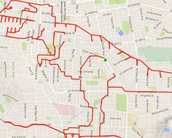 Ciclista-artista usa o GPS para fazer desenhos divertidos nos mapas