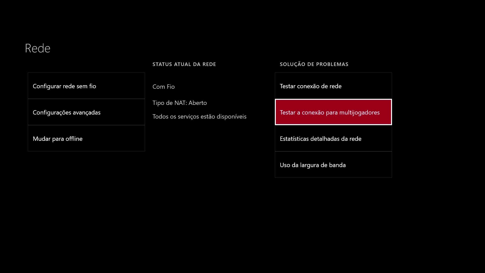 Solucionar problemas de conexão de rede do Xbox 360